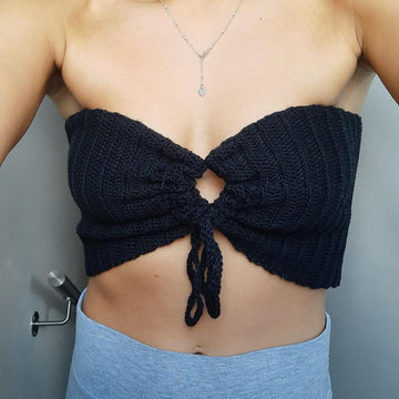 Drawstring bandeau