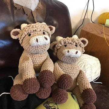 Crochet  highland cow