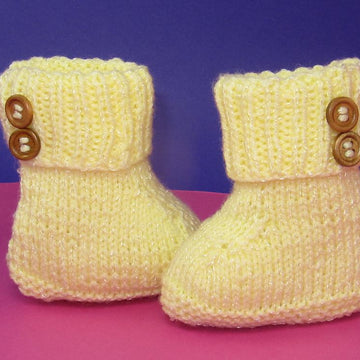 Easy Baby 2 Button Booties