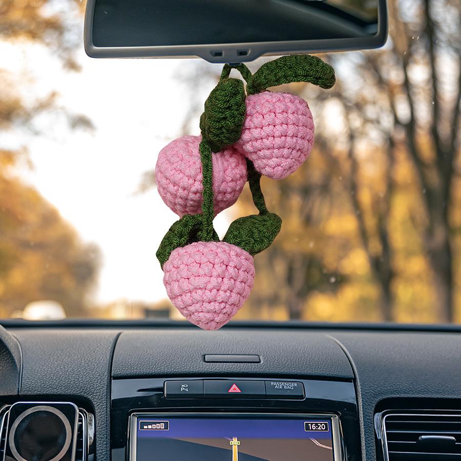 Peach Fruit Car Hanging