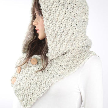 Elena Knit Hooded Cowl #804