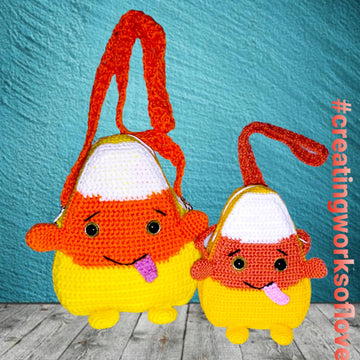 Kids Candy Corn Purse