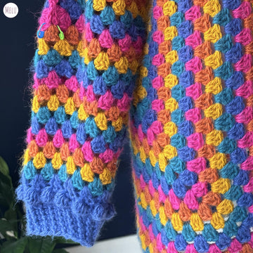Granny Flexi Hexi Longline Cardi