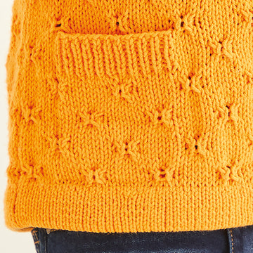 Textured Hoodie in Sirdar Snuggly Replay DK - SSRD2571 - Downloadable PDF