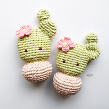 Bulby Blushing Cactus Crochet Pattern