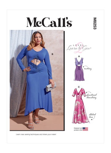 McCall's Misses' and Women's Dresses M8253 - Sewing Pattern