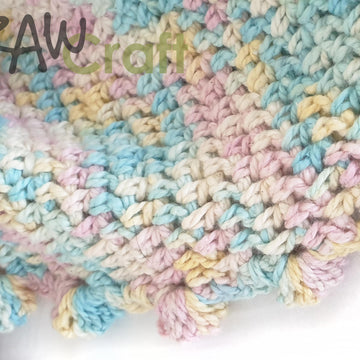 Easy Baby Bobble Edge Blanket Pattern