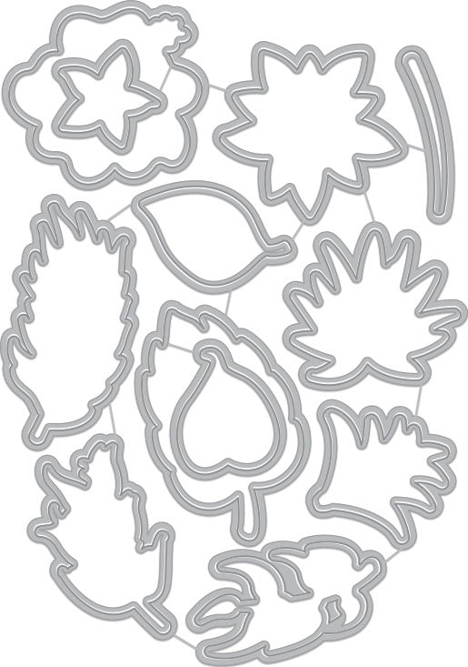 Hero Arts Frame Cut Dies - Tropical Flowers