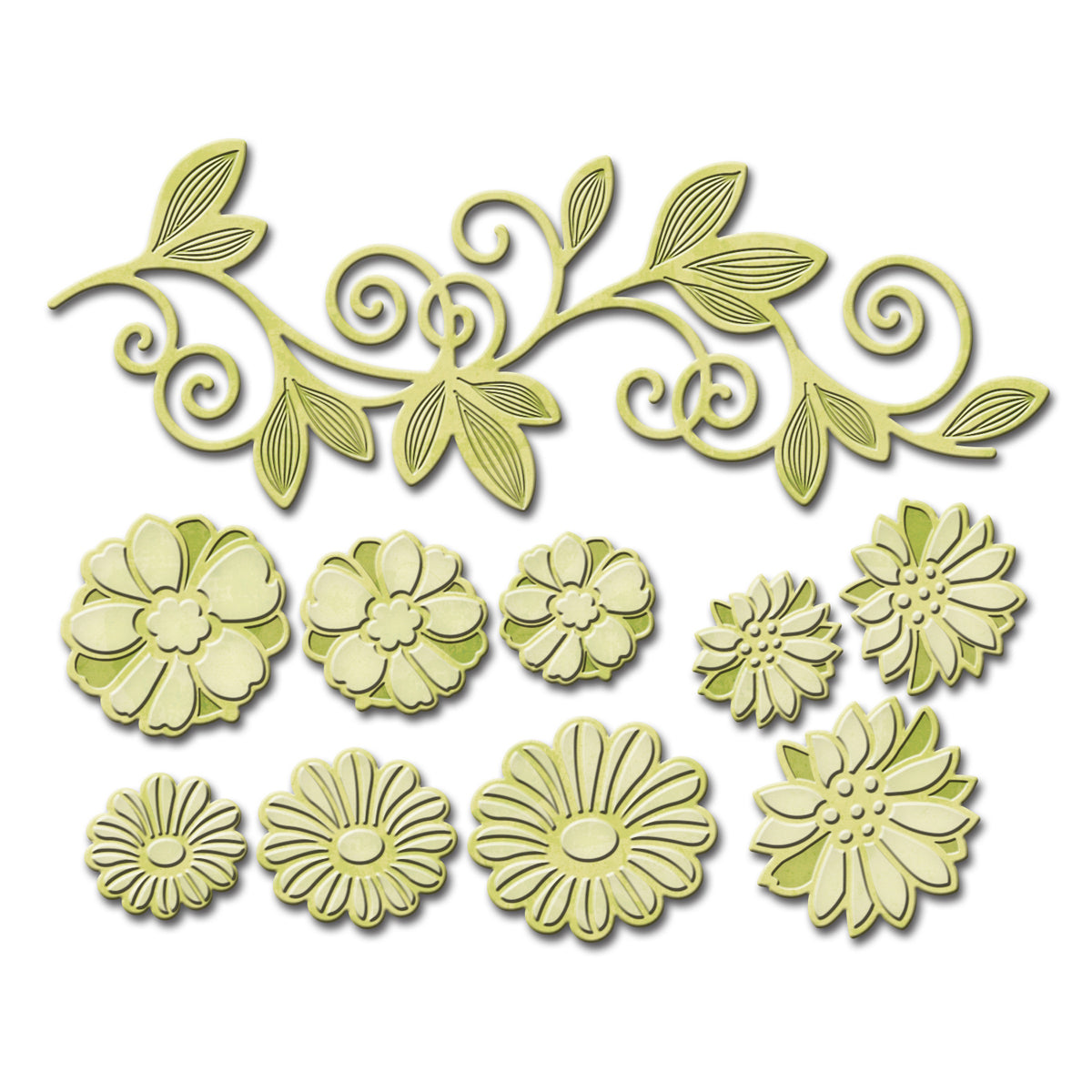 Spellbinders Shapeabilities Dies - Flower Bundle