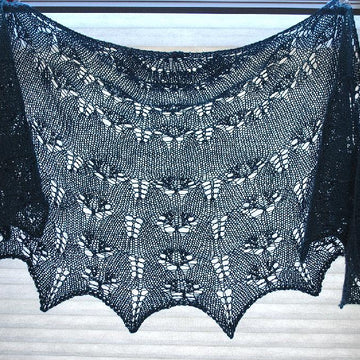 Butterfly Garden Lace Shawl