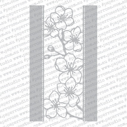 Paper Rose Dies - Blossom Border