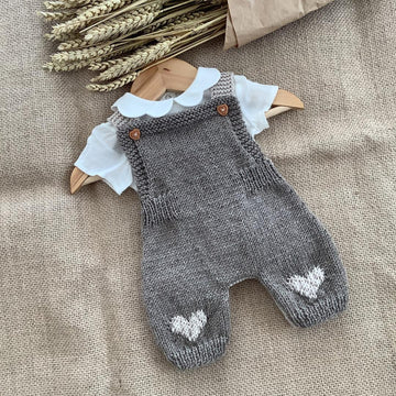 Strawberry Overalls knitting Pattern