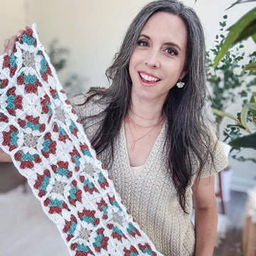 Windowpane Granny Stitch Blanket