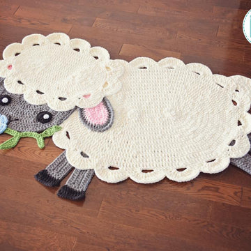 Baa Baa Easter Lamb Rug