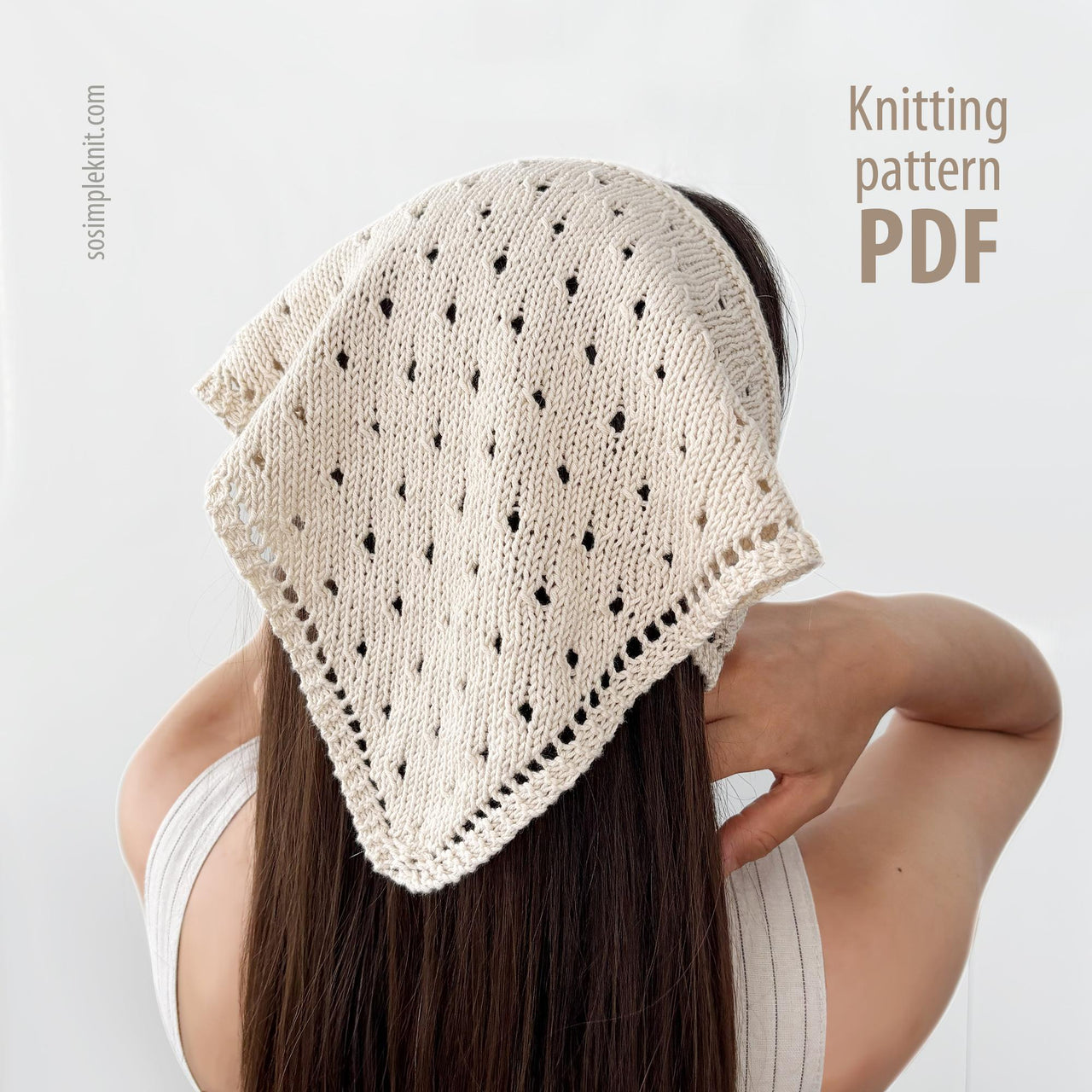 Knitted Summer Bandana