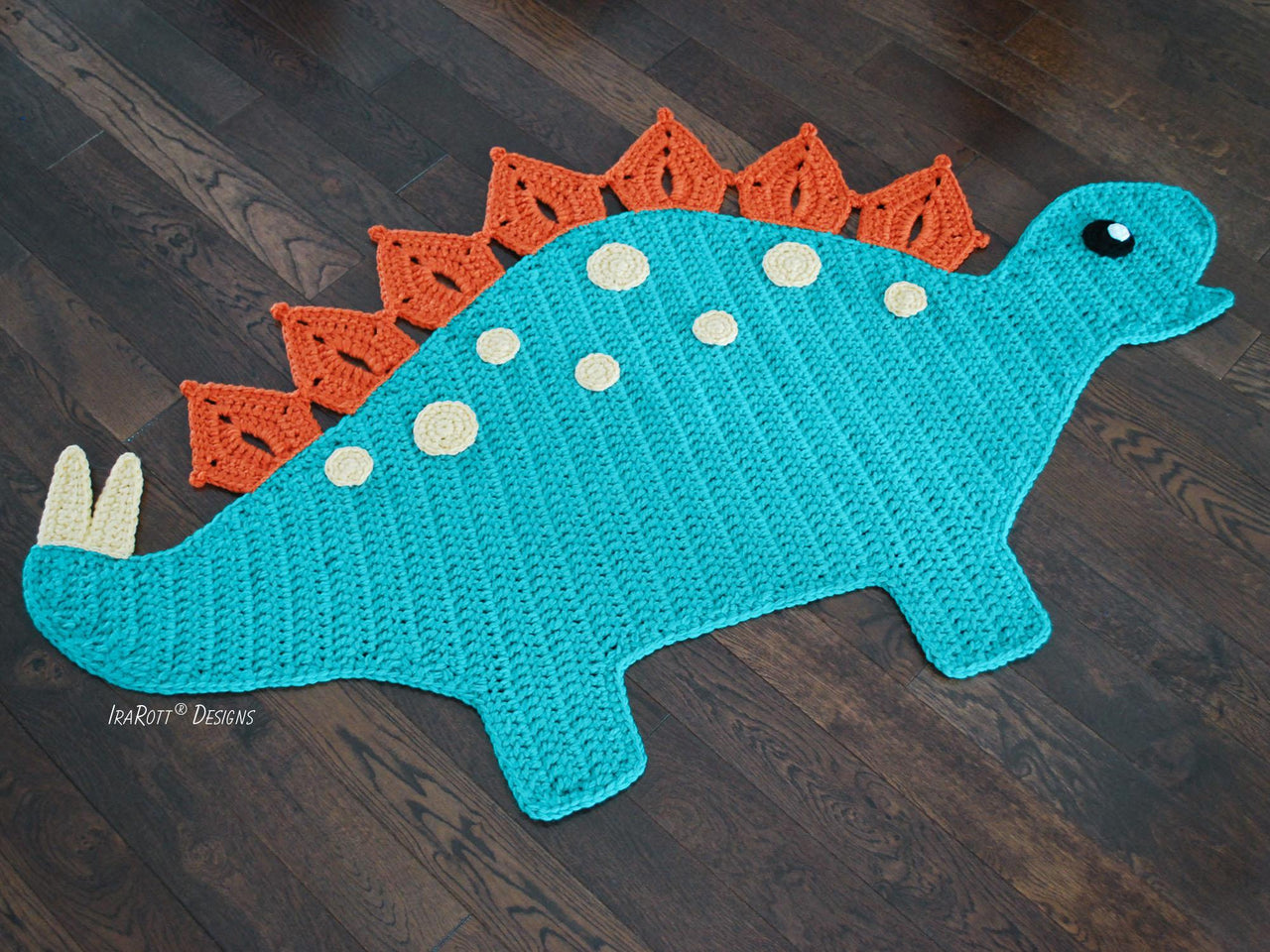 Spiky the Stegosaurus Dinosaur Rug