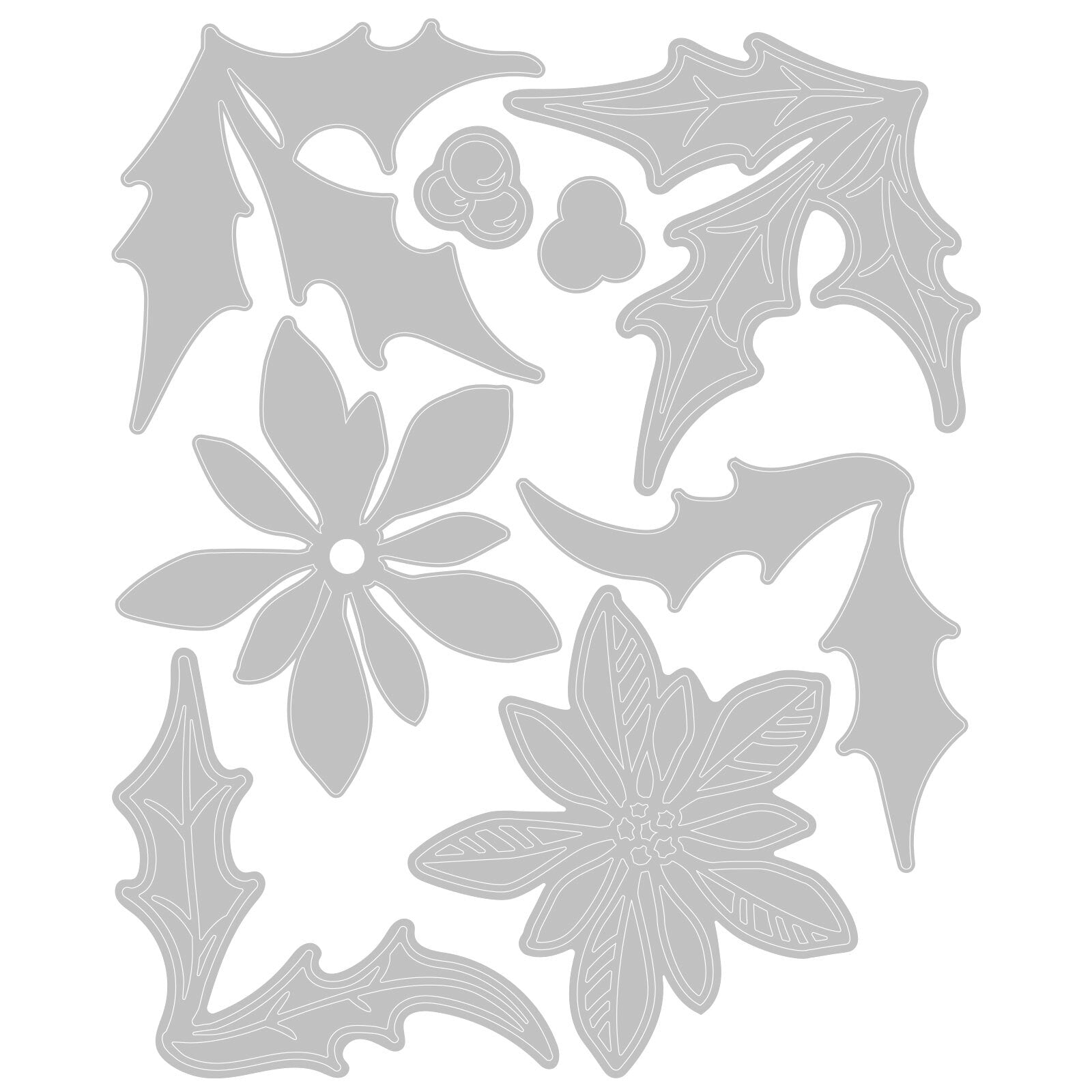 Sizzix Thinlits Die Set 8PK - Seasonal Sketch