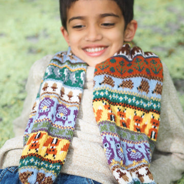 Woodland Critters Scarf