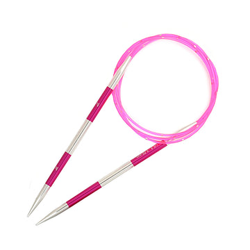 Knitter's Pride Smartstix Pink Fixed Circular Needles 100cm (40in) (1 Pair)