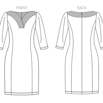 Vogue Misses' and Misses' Petite Dress V1858 - Sewing Pattern