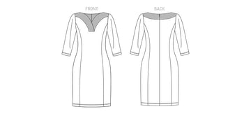 Vogue Misses' and Misses' Petite Dress V1858 - Sewing Pattern