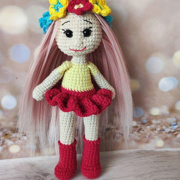 Doll Ukraine, wreath puppet