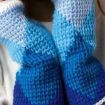 Mellow Tunisian Mitts