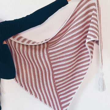 Stripe Me Shawl