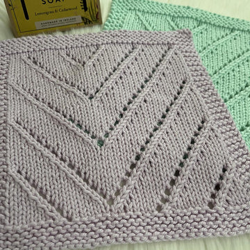 Offset Chevron Washcloth