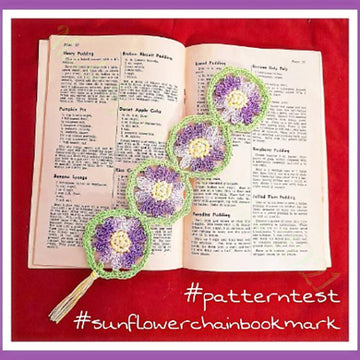 Sunflower Chain Bookmark
