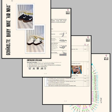 DIY Baby Schuhe Sneakers "Nike Air Max"