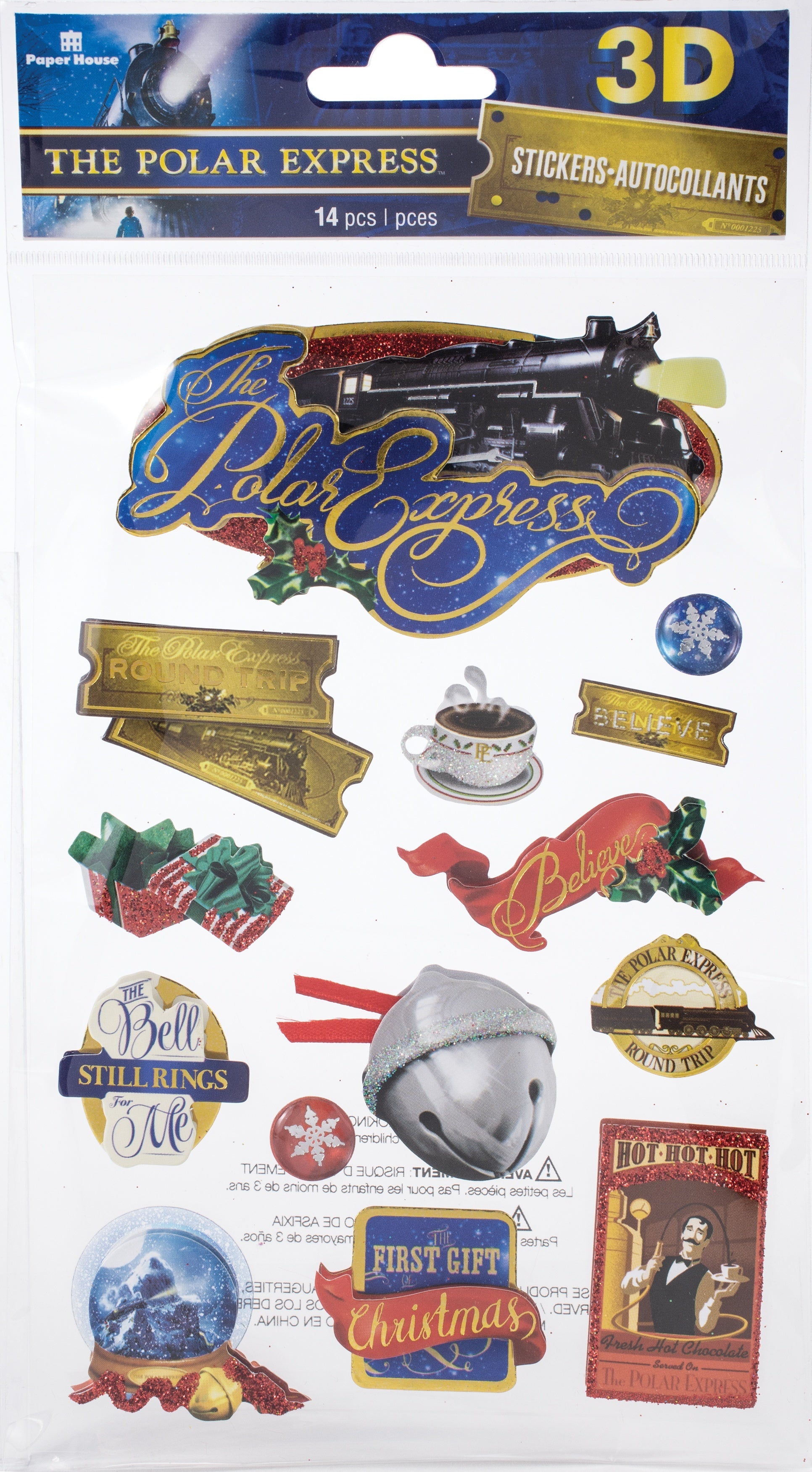 Paper House 3D Stickers - Polar Express