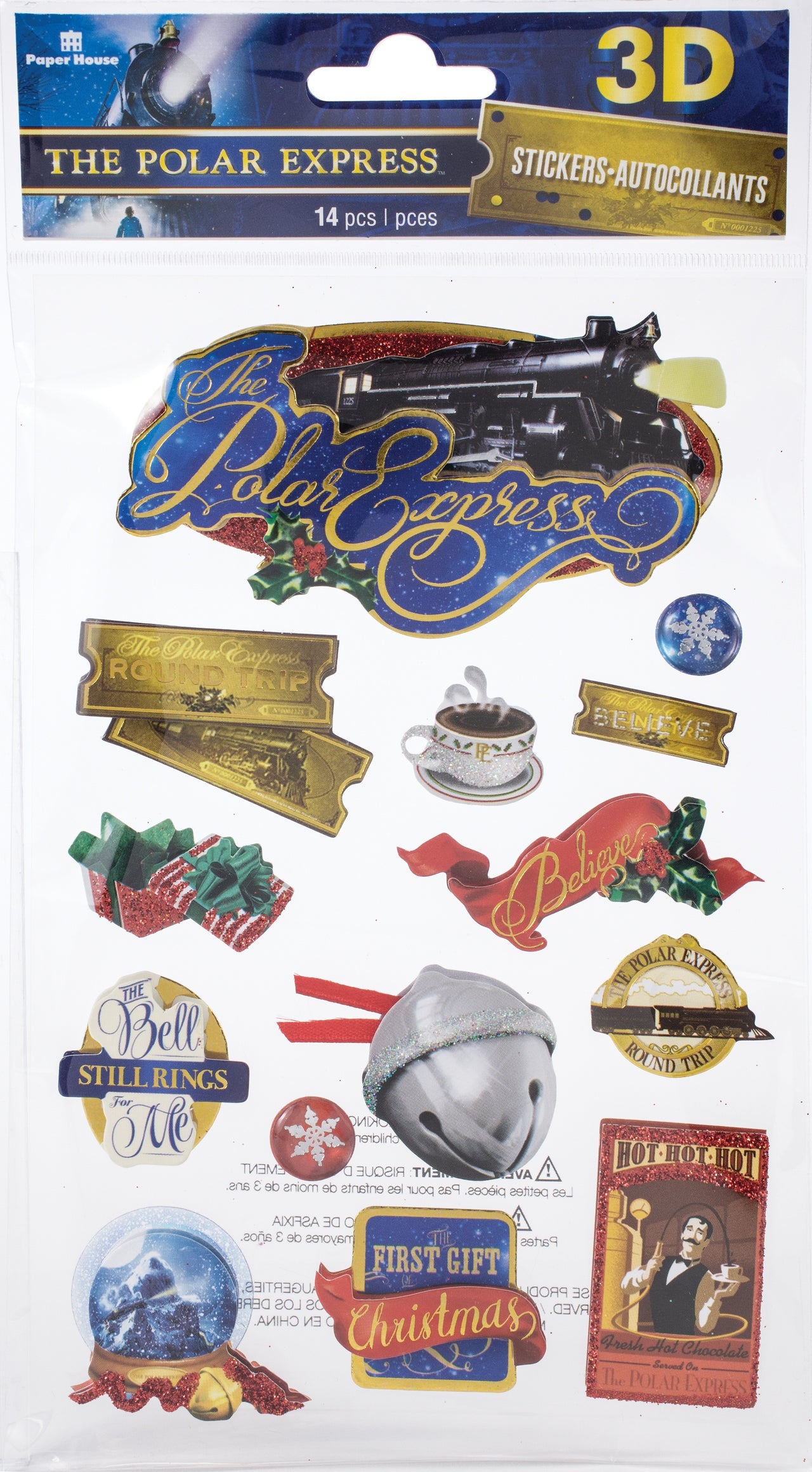 Paper House 3D Stickers - Polar Express