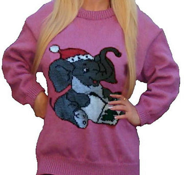 Christmas Elephant Jumper