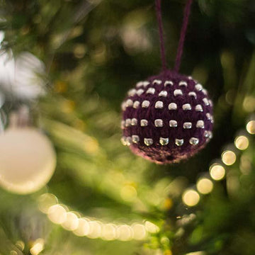 Christmas Glamour Mini Bead Baubles