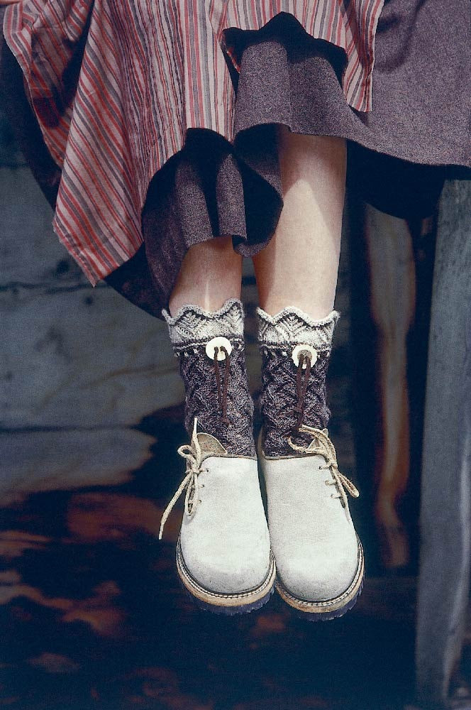 Ladie's Socks in Regia 4 Ply 50g and 4 Ply Tweed - 5415 - Downloadable PDF