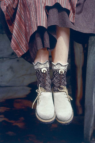 Ladie's Socks in Regia 4 Ply 50g and 4 Ply Tweed - 5415 - Downloadable PDF