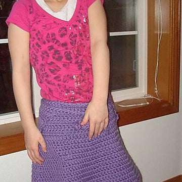 Amelia ~ a wrap top skirt crochet pattern