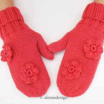 Flower Mittens