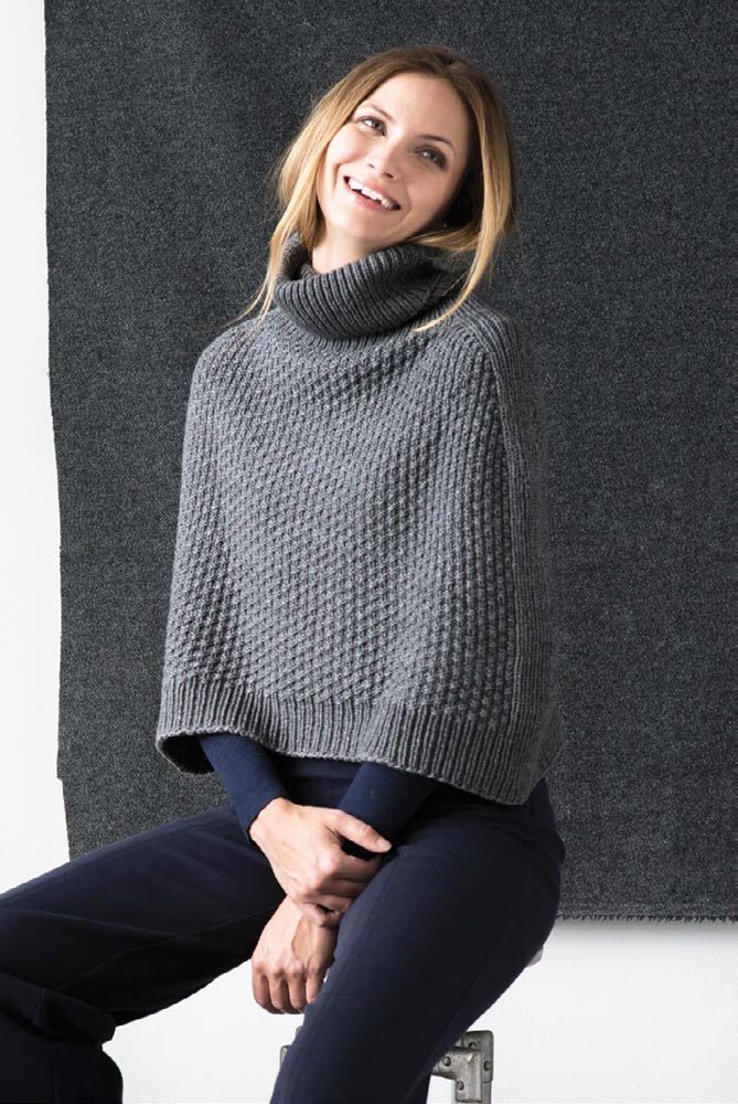 Essex Poncho in Berroco Cotolana - 375-3 - Downloadable PDF