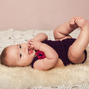 Puff Stitch Romper