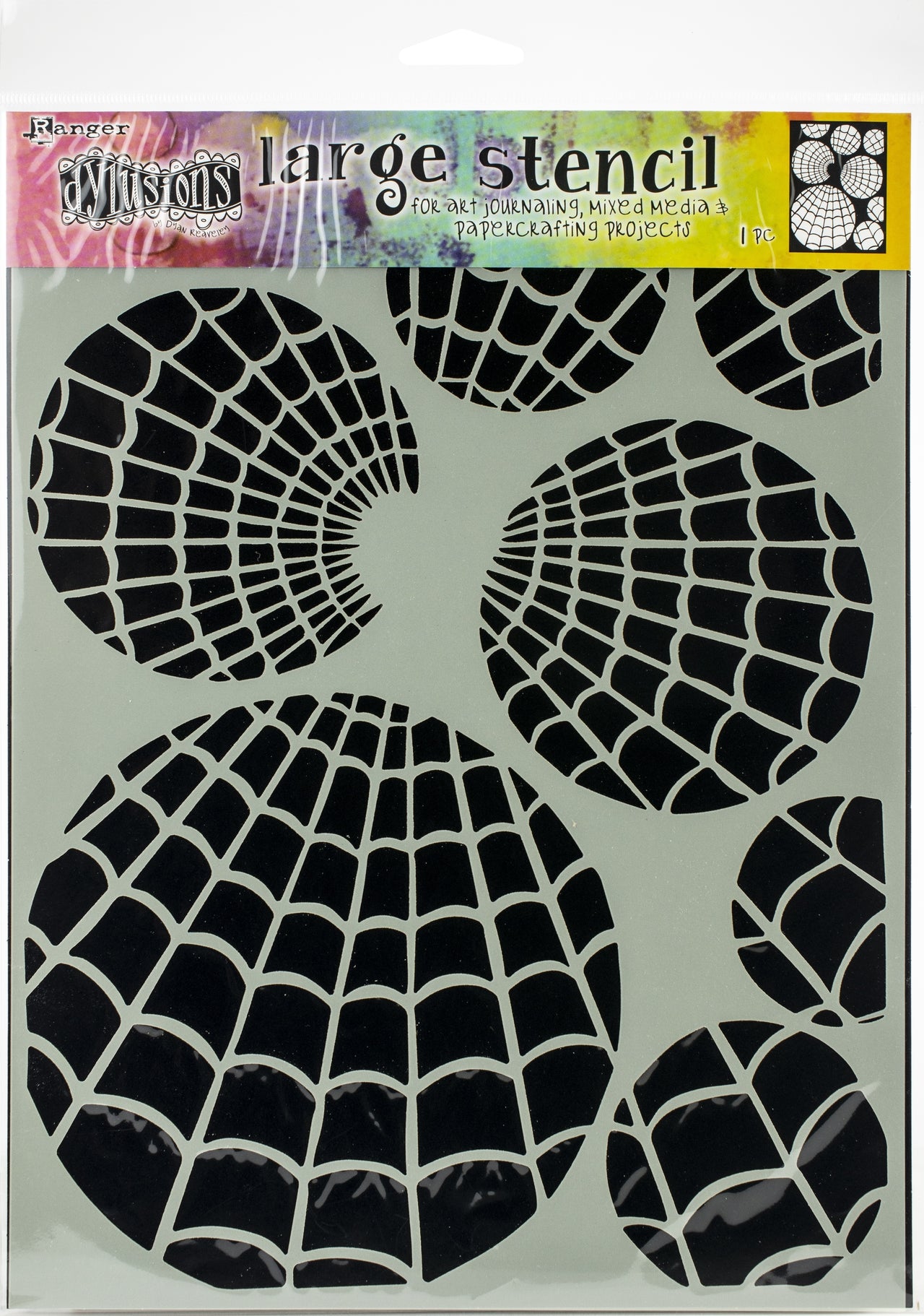 Ranger Dyan Reaveley's Dylusions Stencils 9"X12" - Oti's Orbs