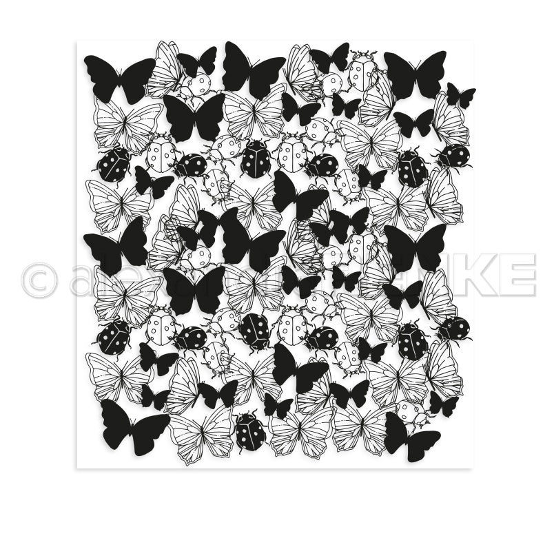 Alexandra Renke Calm Spring Clear Stamps - Butterflies & Ladybirds