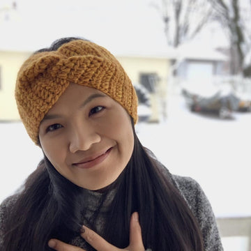 Ear warmer headband