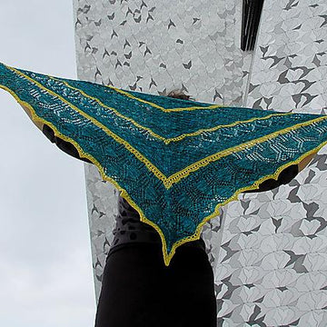 Curlew over Salcombe, shawl