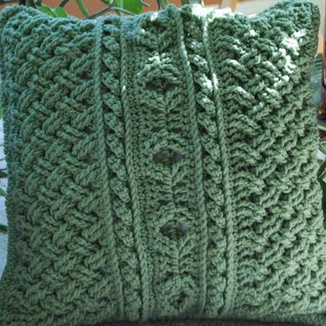 Aran Afghans Matching Pillows to Crochet