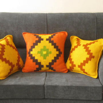 On the Spot and Brackets Cushion Cover Set