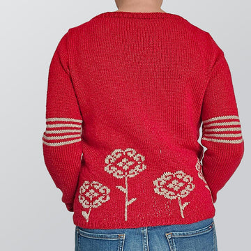 Intarsia sweater Jule