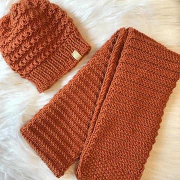Granite Beanie & Scarf