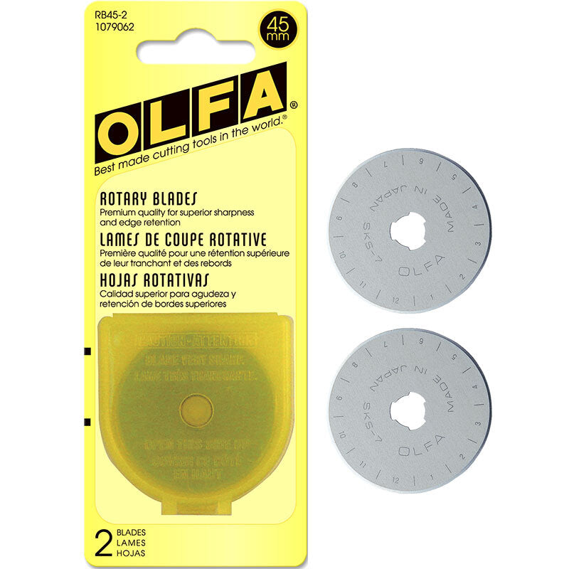 Olfa 45mm Blades For RTY-2/G - 2 Pack